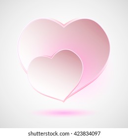 Romantic heart. Vector Love Heart