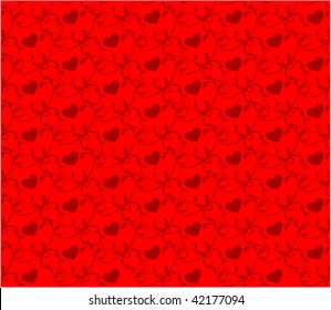 corazones románticos Patrón de San Valentín