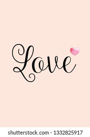 Romantic illustration pattern with hand drawn pink hearts. Ready template for design, postcards, print, wallpaper, poster, party, Valentine's day,Mother's day, March 8th, birthday, vintage ,vector