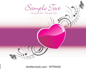 ROMANTIC ILLUSTRATION FOR VALENTINE DAY