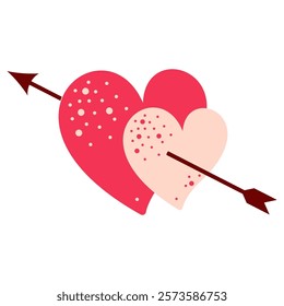 Romantic Illustrations - Love and Affection Symbols. Valentine's Day