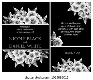 Romantic invitation. Wedding, marriage, bridal, birthday, Valentine's day.