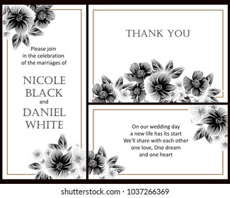 Romantic invitation. Wedding, marriage, bridal, birthday, Valentine's day.
