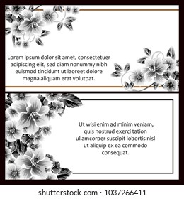 Romantic invitation. Wedding, marriage, bridal, birthday, Valentine's day.