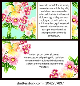 Romantic invitation. Wedding, marriage, bridal, birthday, Valentine's day.