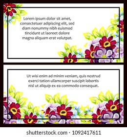 Romantic invitation. Wedding, marriage, bridal, birthday, Valentine's day.