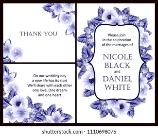 Romantic invitation. Wedding, marriage, bridal, birthday, Valentine's day.