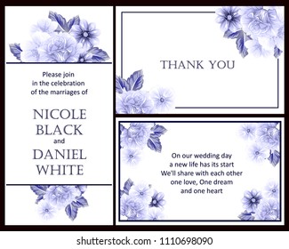 Romantic invitation. Wedding, marriage, bridal, birthday, Valentine's day.