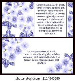 Romantic invitation. Wedding, marriage, bridal, birthday, Valentine's day.