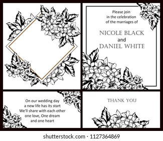 Romantic invitation. Wedding, marriage, bridal, birthday, Valentine's day.