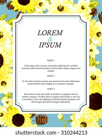 Romantic invitation. Wedding, marriage, bridal, birthday, Valentine's day. Isolated.