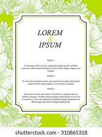 Romantic invitation. Wedding, marriage, bridal, birthday, Valentine's day. Isolated.