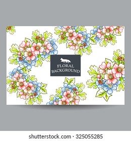 Romantic invitation. Wedding, marriage, bridal, birthday, Valentine's day.