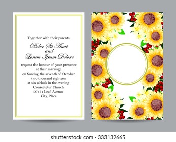 Romantic invitation. Wedding, marriage, bridal, birthday, Valentine's day. Isolated.