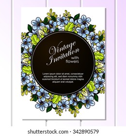 Romantic invitation. Wedding, marriage, bridal, birthday, Valentine's day. Isolated. 
