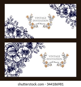 Romantic invitation. Wedding, marriage, bridal, birthday, Valentine's day. Isolated.