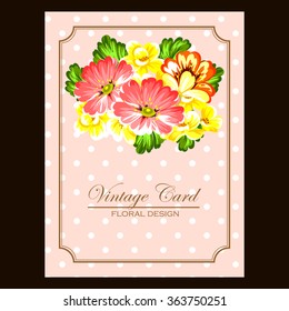 Romantic invitation. Wedding, marriage, bridal, birthday, Valentine's day. Isolated.