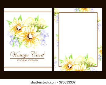 Romantic invitation. Wedding, marriage, bridal, birthday, Valentine's day. 