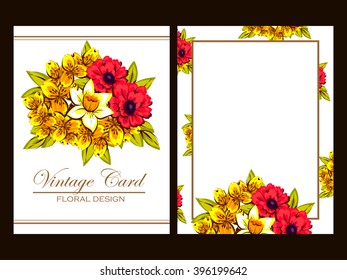 Romantic invitation. Wedding, marriage, bridal, birthday, Valentine's day. 