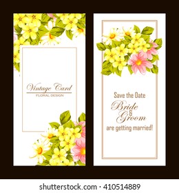 Romantic invitation. Wedding, marriage, bridal, birthday, Valentine's day. 