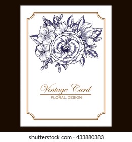 Romantic invitation. Wedding, marriage, bridal, birthday, Valentine's day.