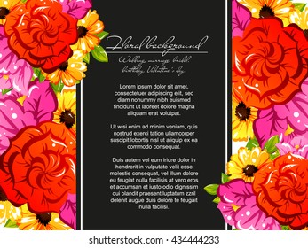 Romantic invitation. Wedding, marriage, bridal, birthday, Valentine's day.