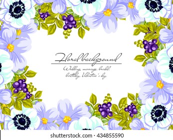 Romantic invitation. Wedding, marriage, bridal, birthday, Valentine's day.