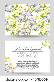 Romantic invitation. Wedding, marriage, bridal, birthday, Valentine's day.