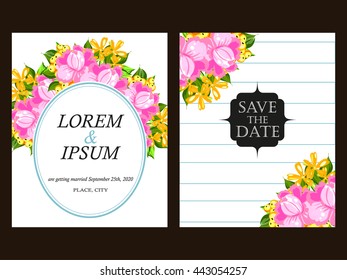 Romantic invitation. Wedding, marriage, bridal, birthday, Valentine's day. Romantic invitation. Wedding, marriage, bridal, birthday, Valentine's day.