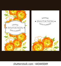 Romantic invitation. Wedding, marriage, bridal, birthday, Valentine's day. Romantic invitation. Wedding, marriage, bridal, birthday, Valentine's day.