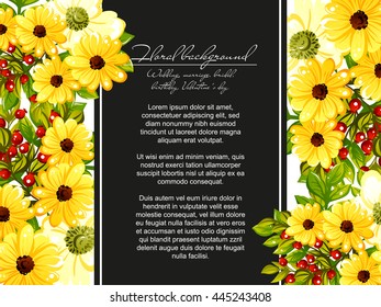 Romantic invitation. Wedding, marriage, bridal, birthday, Valentine's day. 