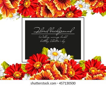 Romantic invitation. Wedding, marriage, bridal, birthday, Valentine's day.