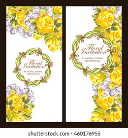 Romantic invitation. Wedding, marriage, bridal, birthday, Valentine's day.