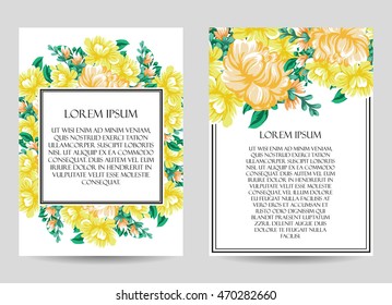 Romantic invitation. Wedding, marriage, bridal, birthday, Valentine's day.