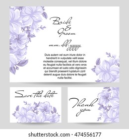 Romantic invitation. Wedding, marriage, bridal, birthday, Valentine's day.