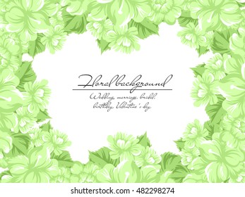 Romantic invitation. Wedding, marriage, bridal, birthday, Valentine's day.