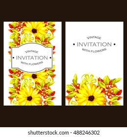 Romantic invitation. Wedding, marriage, bridal, birthday, Valentine's day.