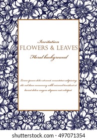 Romantic invitation. Wedding, marriage, bridal, birthday, Valentine's day. Romantic invitation. Wedding, marriage, bridal, birthday, Valentine's day.