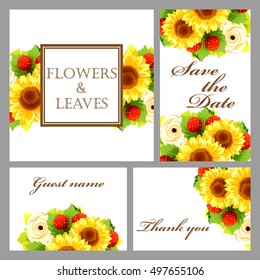 Romantic invitation. Wedding, marriage, bridal, birthday, Valentine's day.