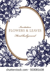 Romantic invitation. Wedding, marriage, bridal, birthday, Valentine's day.