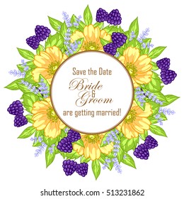 Romantic invitation. Wedding, marriage, bridal, birthday, Valentine's day.