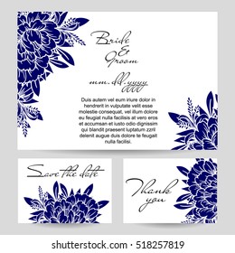 Romantic invitation. Wedding, marriage, bridal, birthday, Valentine's day.
