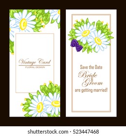 Romantic invitation. Wedding, marriage, bridal, birthday, Valentine's day.