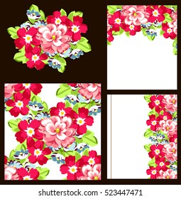 Romantic invitation. Wedding, marriage, bridal, birthday, Valentine's day.