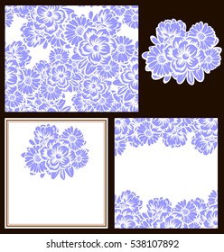 Romantic invitation. Wedding, marriage, bridal, birthday, Valentine's day.