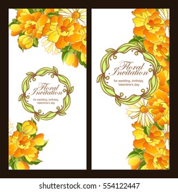Romantic invitation. Wedding, marriage, bridal, birthday, Valentine's day.