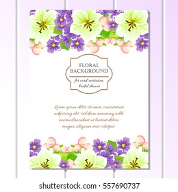 Romantic invitation. Wedding, marriage, bridal, birthday, Valentine's day.