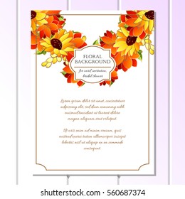 Romantic invitation. Wedding, marriage, bridal, birthday, Valentine's day.