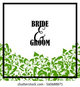 Romantic invitation. Wedding, marriage, bridal, birthday, Valentine's day. Romantic invitation. Wedding, marriage, bridal, birthday, Valentine's day.