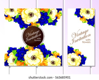 Romantic invitation. Wedding, marriage, bridal, birthday, Valentine's day.